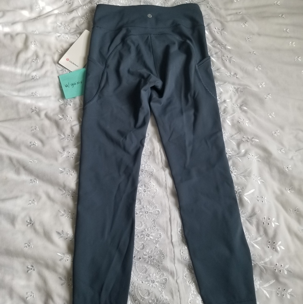 (SOLD) Invigorate Iron Blue 25" Leggings - Sz 6